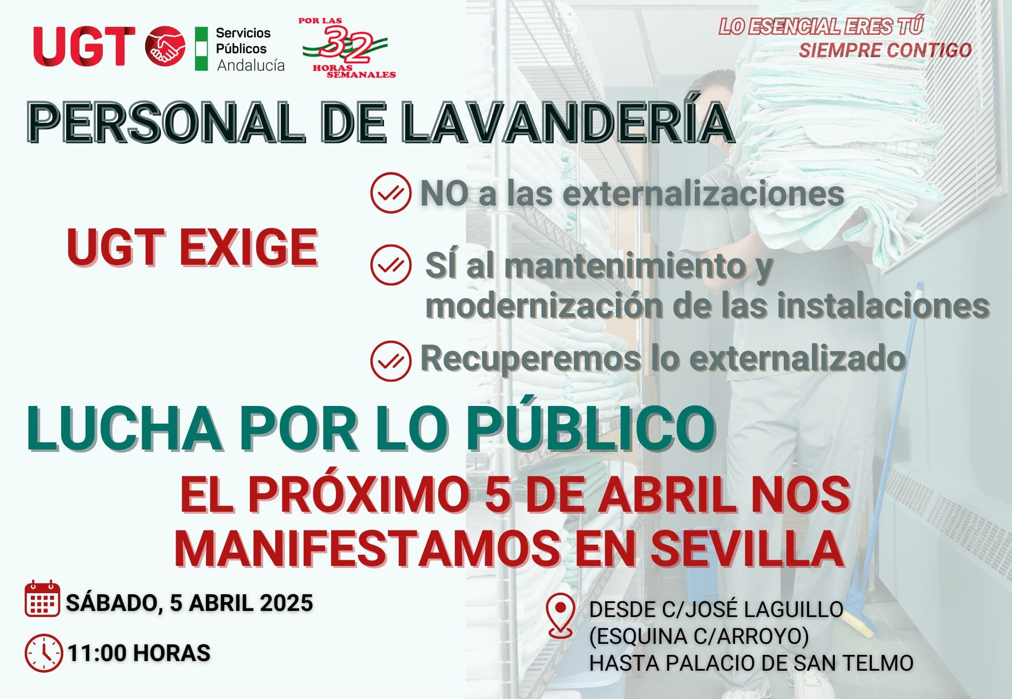 2025 03 27 NP CARTEL MANIF 5 P. LAVANDERIA